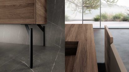 Mobili da Bagno con Maniglia a Gola